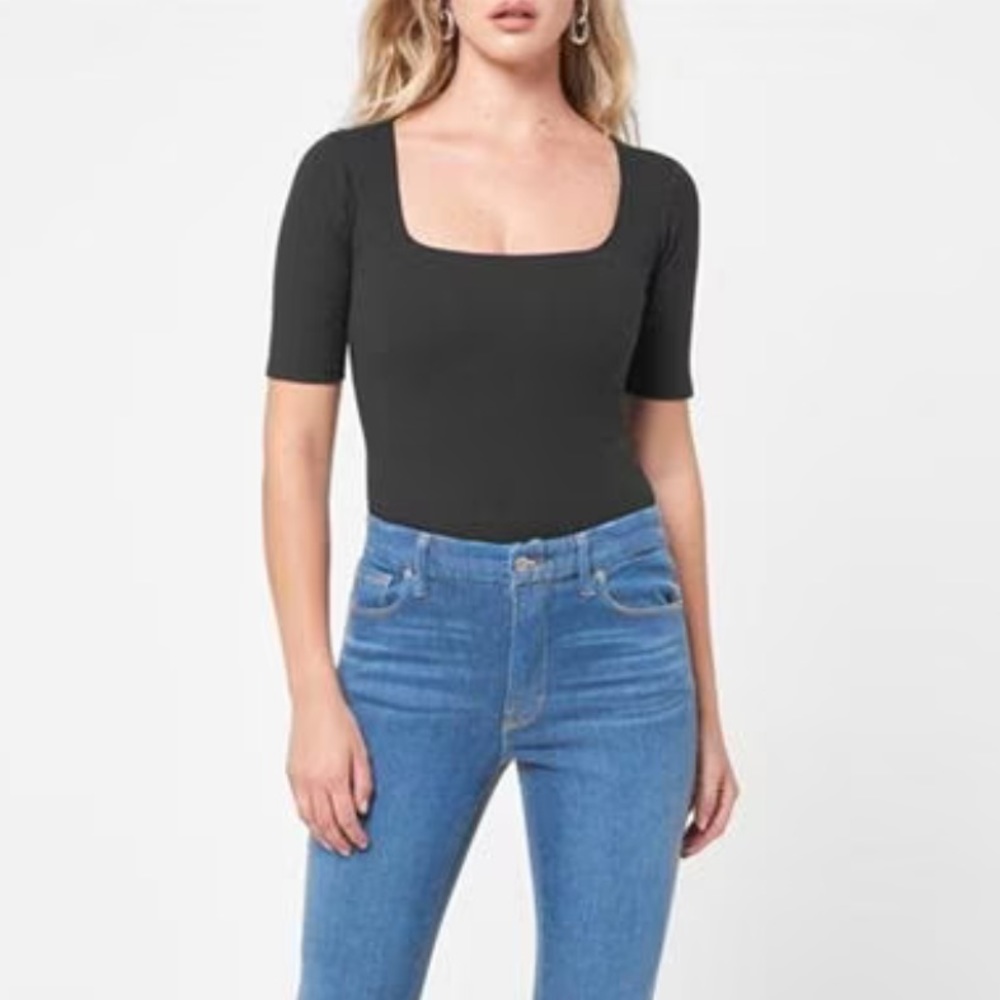 GOOD AMERICAN BLACK BODYSUIT SIZE 6